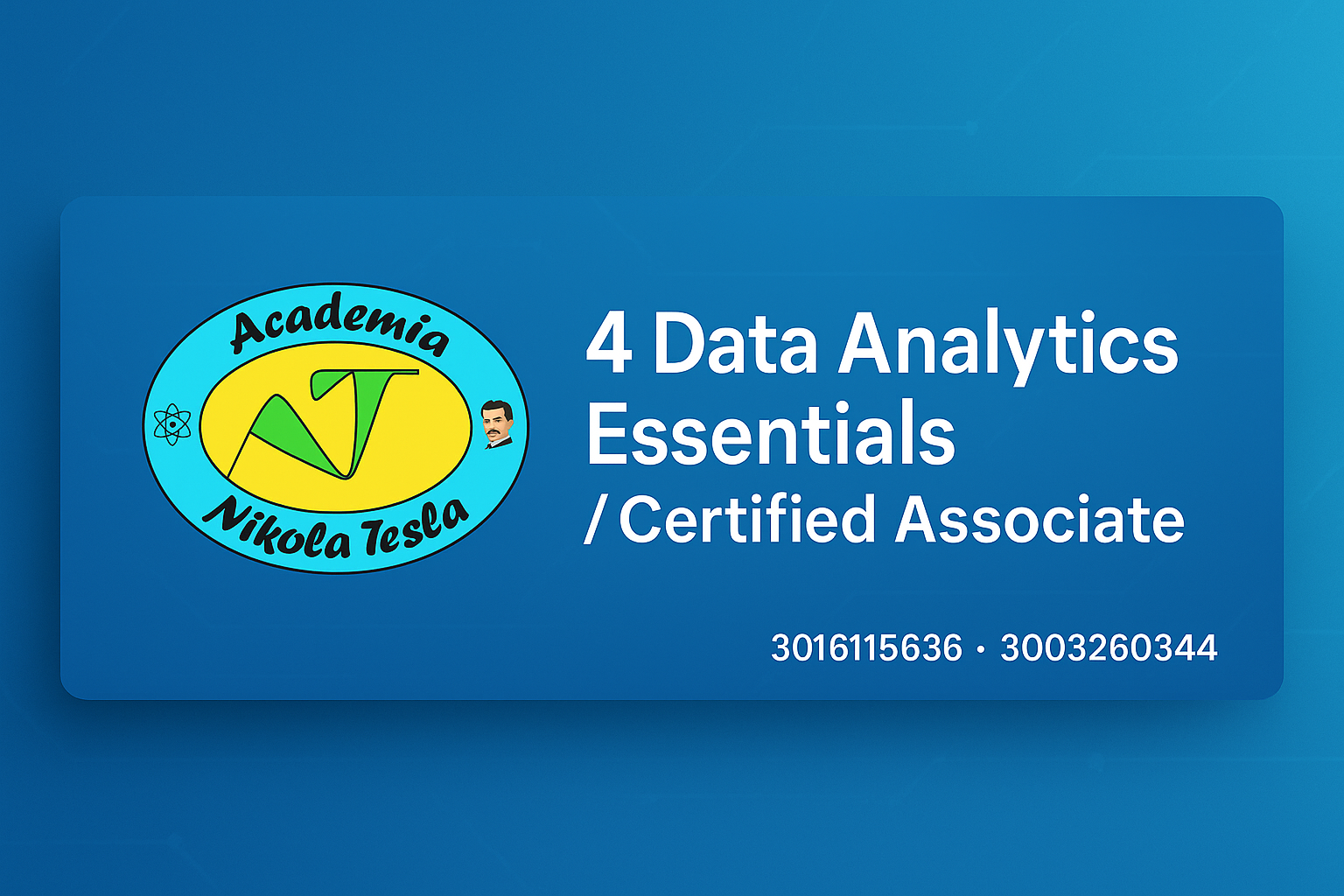 4 Data Analytics Essentials Certified Associate
